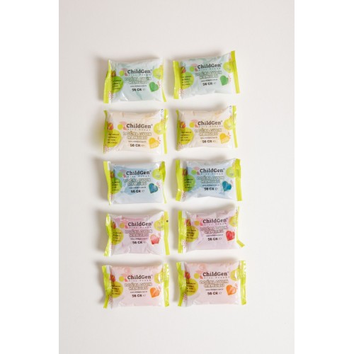 Childgen Doğal Oyun Hamuru -10 LU MİNİPACK - (10X50GR) SET